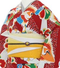 レンタル着物一例 レトロモダン