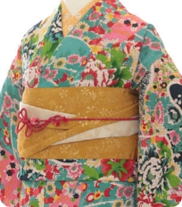 レンタル着物一例 レトロモダン