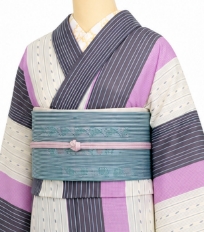 レンタル着物一例 名古屋帯 6月〜9月夏物着物
