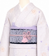 レンタル着物一例 名古屋帯 6月〜9月夏物着物