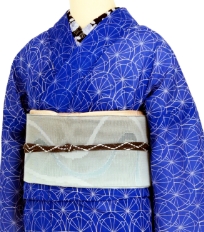 レンタル着物一例 名古屋帯 6月〜9月夏物着物