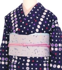 レンタル着物一例 名古屋帯 6月〜9月夏物着物