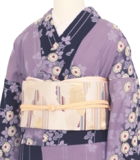 レンタル着物一例 名古屋帯 6月〜9月夏物着物