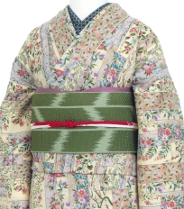 レンタル着物一例 名古屋帯 6月〜9月夏物着物