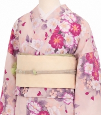 レンタル着物一例 名古屋帯 6月〜9月夏物着物