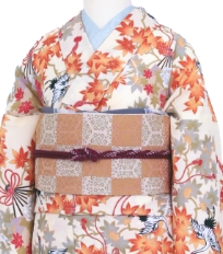 レンタル着物一例 名古屋帯 6月〜9月夏物着物